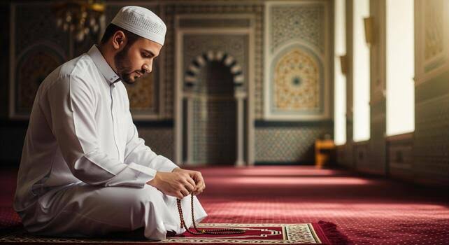 لاَ يُؤْمِنُ أَحَدُكُمْ حَتَّى أَكُونَ أَحَبَّ إِلَيْهِ مِنْ وَالِدِهِ وَوَلَدِهِ وَالنَّاسِ أَجْمَعِينَ